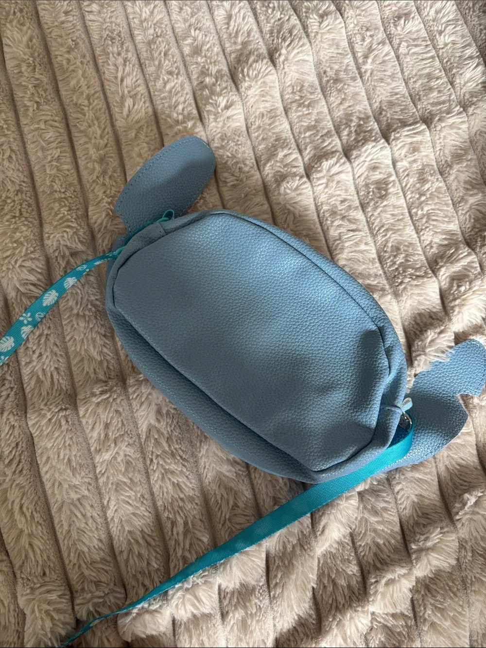 Disney Blue & Teal Stitch Character Crossbody Bag